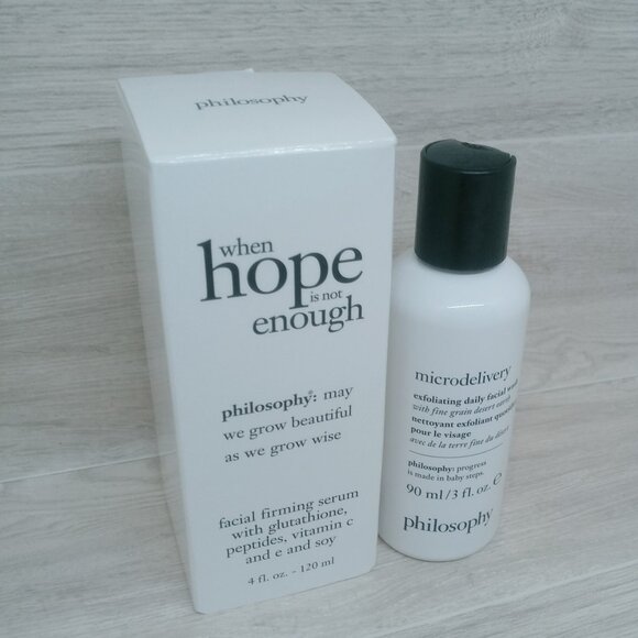 Philosophy When Hope is Not Enough Facial Firming Serum + Facial Wash - Picture 1 of 6